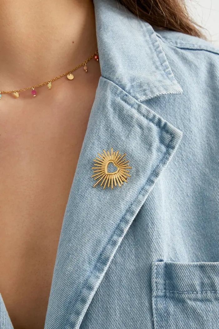 Brooch Sunny Hearth