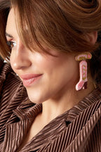 Cowgirl Bead Boot Earrings