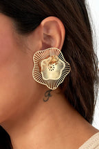 Sculpted Bloom Studs