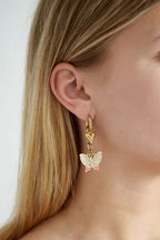 Flutter Charm Drop Earrings