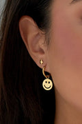 Smiley Charm Earrings