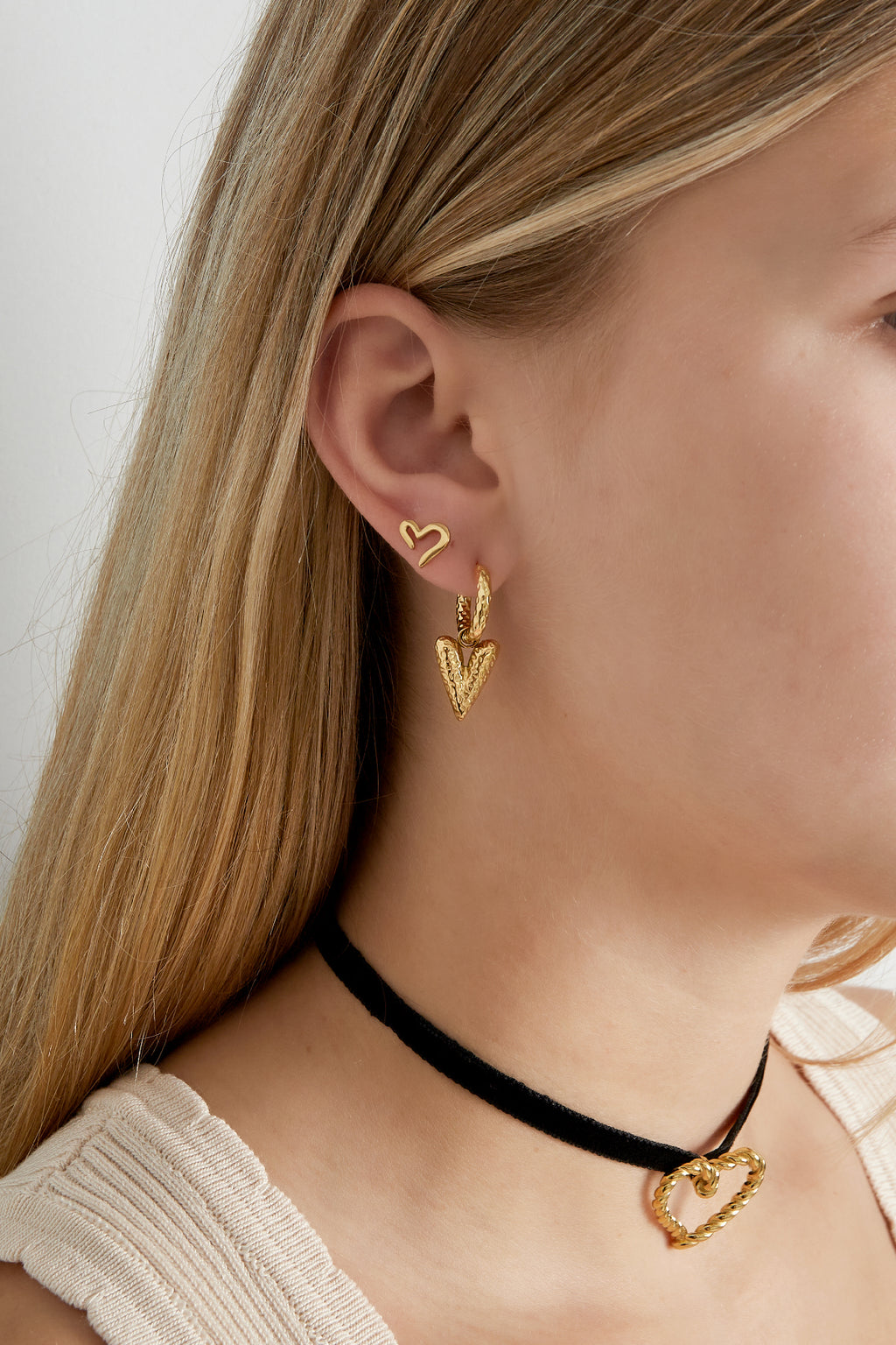 Oorbellen open your heart