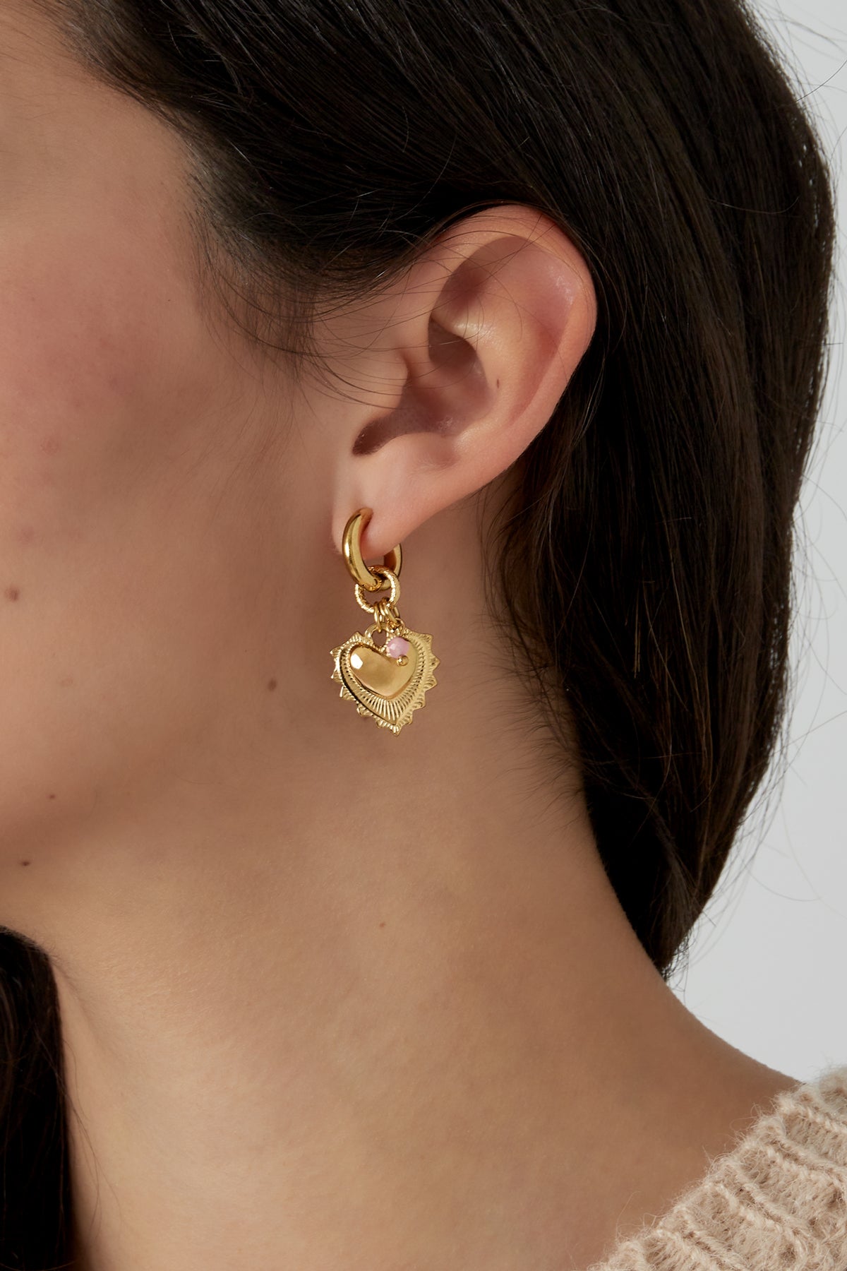 oorbellen bold heart