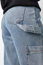 Jeans cool girl cut - Blauw