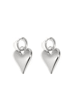 big heart hanger oorbellen