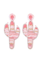 Cactus Bead Drop Earrings