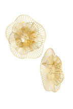 Sculpted Bloom Statement Earrings