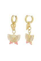 Flutter Charm Drop Earrings