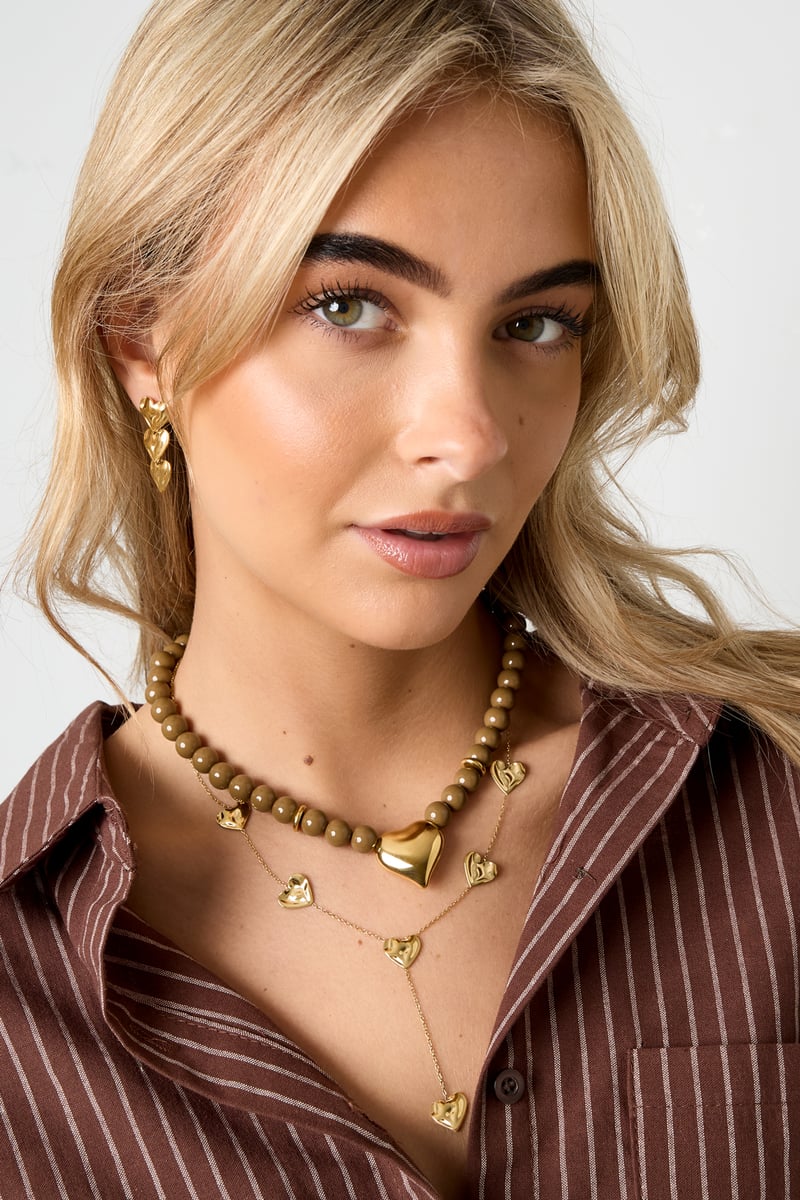 Acryl kralen kettingen Hart Casual Dagelijks Eenvoudig Serie Dames sieraden