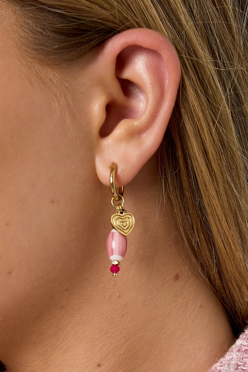 Oorbellen met hartjes, casual, dagelijks, eenvoudig, serie, damessieraden
