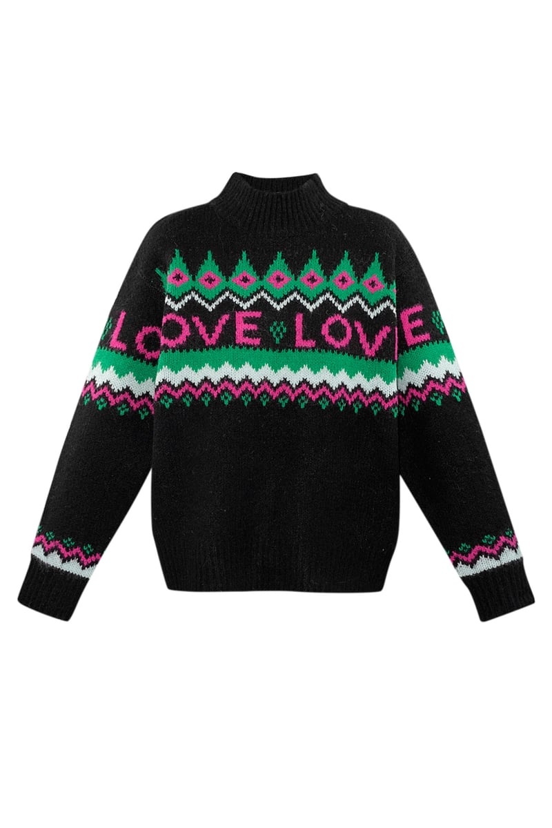 Love Sweater Weather trui - wit