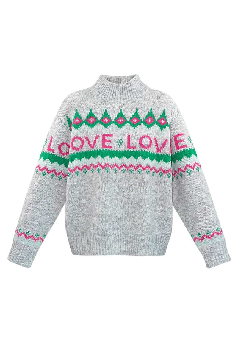 Love Sweater Weather trui - wit