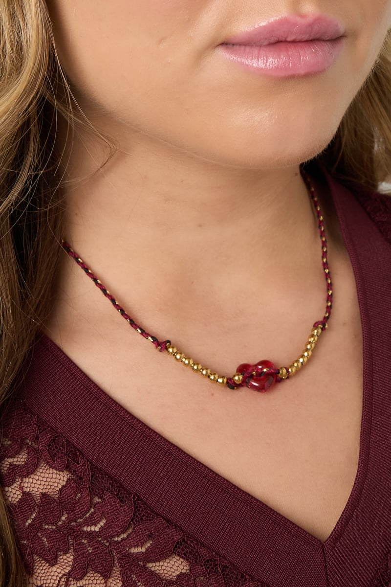 Polyester kralenkettingen Hart Casual Dagelijks Eenvoudig Serie Dames sieraden