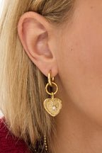 Oorbellen met hartjes, casual, dagelijks, eenvoudig, serie, damessieraden