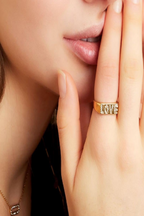 Shiny Love Ring