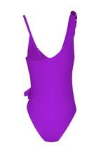 Ruffle V-Neck Swimsuit