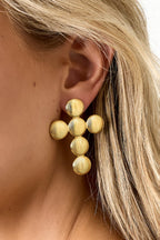 Roestvrijstalen oorbellen met kruis, casual, dagelijks, eenvoudig, serie, damessieraden