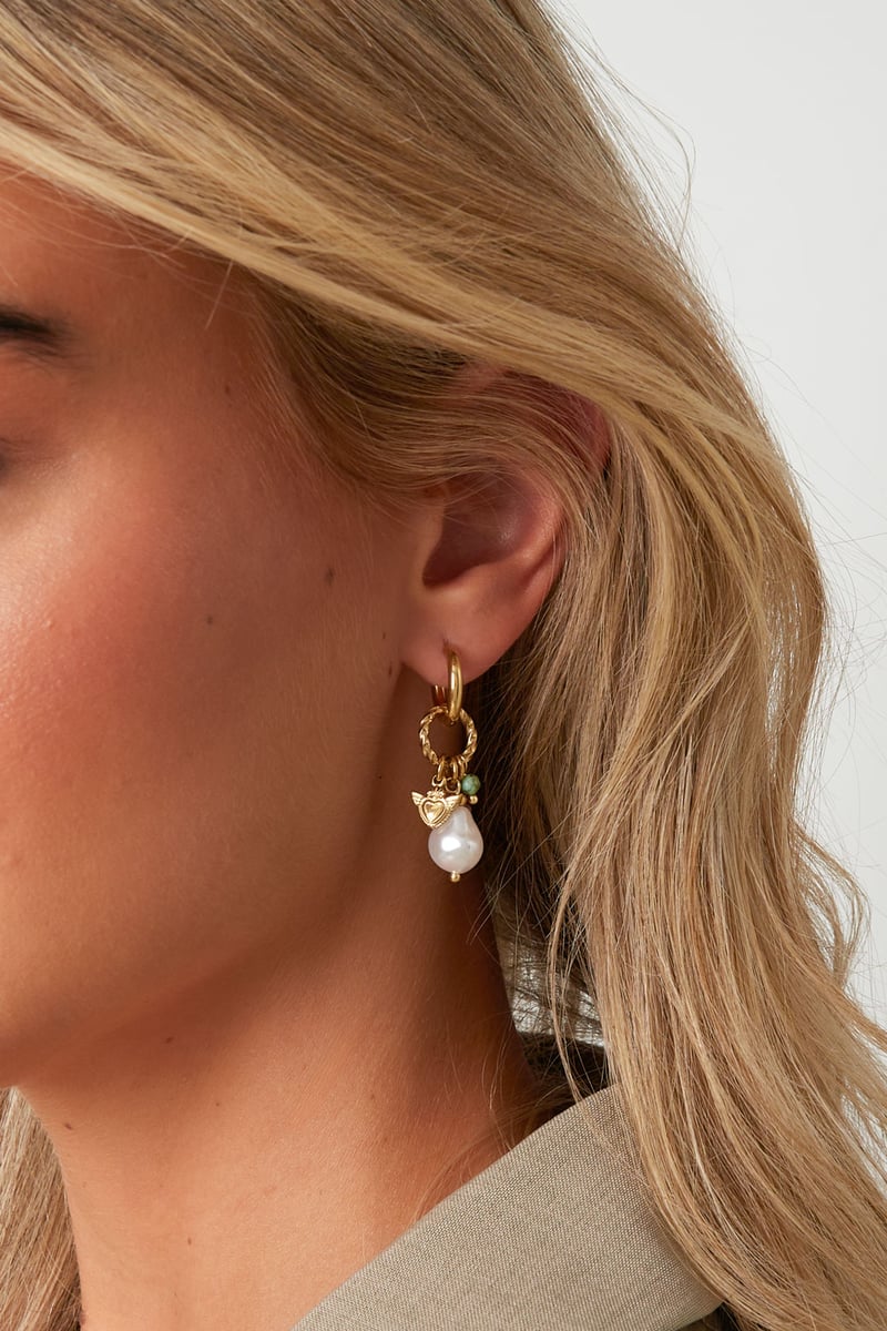 Oorbellen met hartjes, casual, dagelijks, eenvoudig, serie, damessieraden