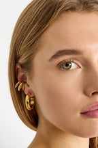 Roestvrijstalen oormanchetten, Daily Simple-serie, damessieraden