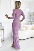  Lange jurk model 195915 Numoco 