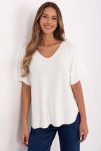  Trui met korte mouwen model 209995 Italy Moda 