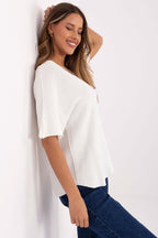  Trui met korte mouwen model 209995 Italy Moda 