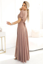  Lange jurk model 210096 Numoco 