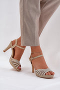  sandalen op hak model 210697 Step in style 