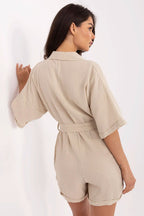 Linen Ease Jumpsuit Yoozy Fashion