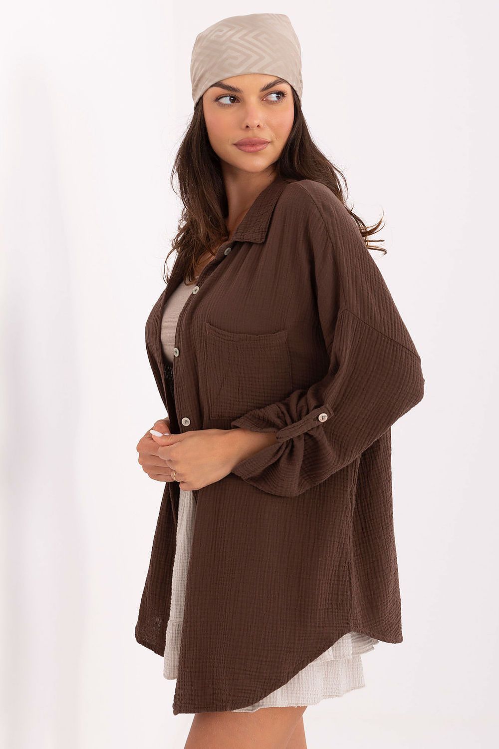  Overhemd met lange mouwen model 215499 Italy Moda 