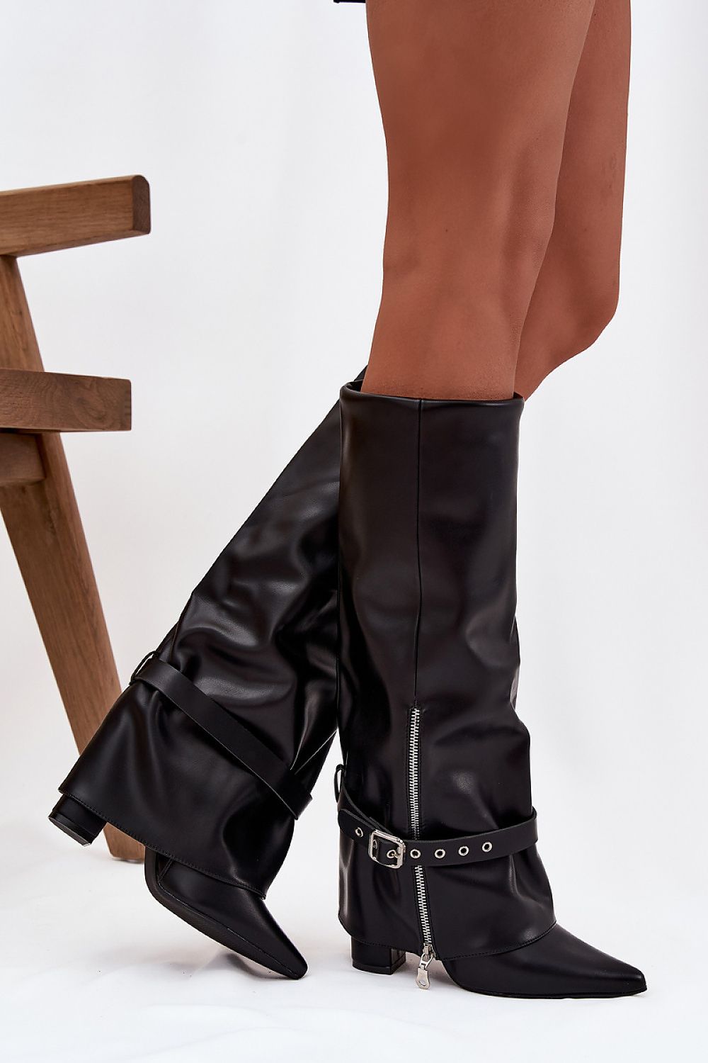  Laarzen met hoge hakken model 217209 Step in style 