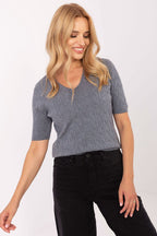  Trui met korte mouwen model 217329 Factory Price 