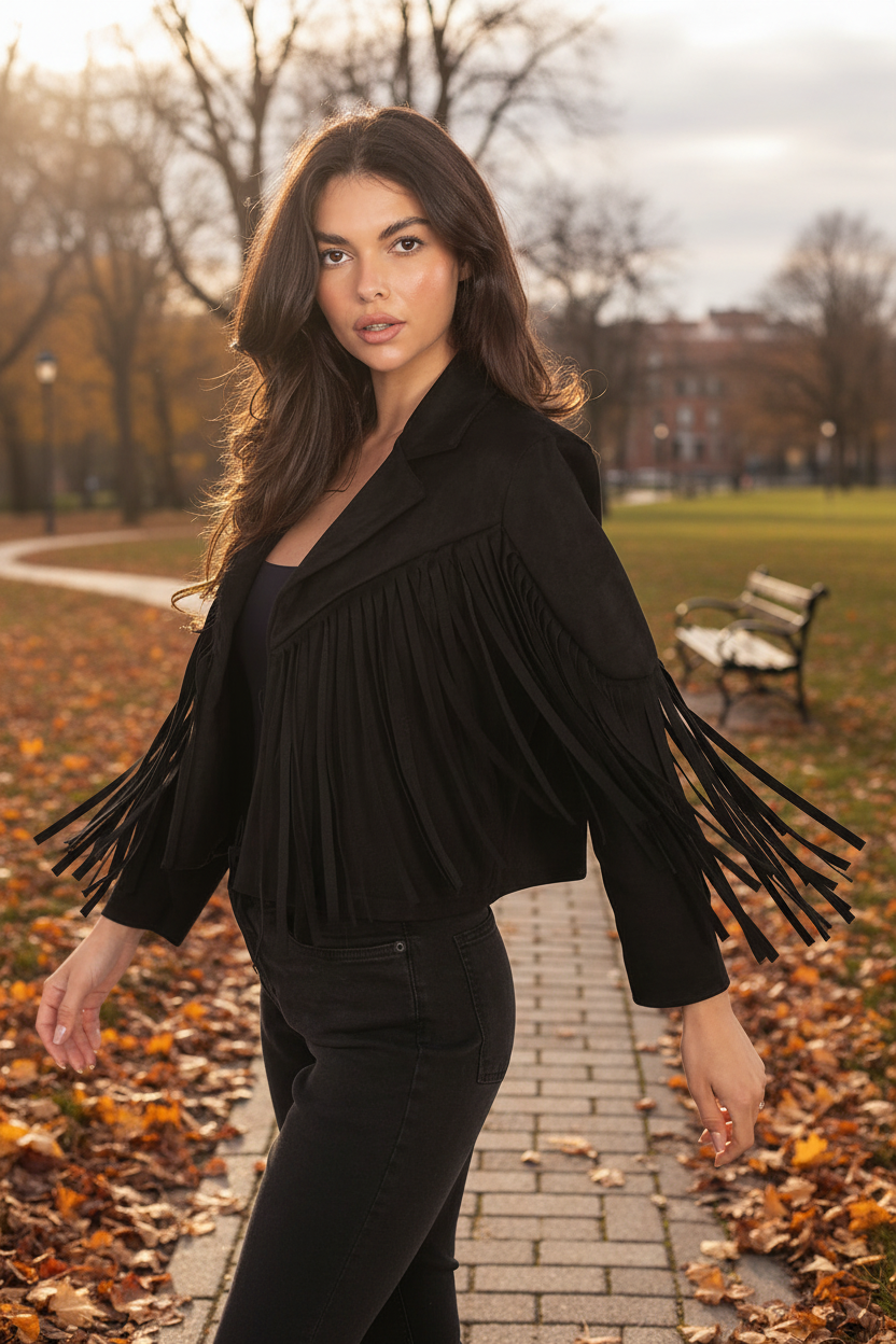 Fringe Statement Jacket