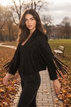 Fringe Statement Jacket