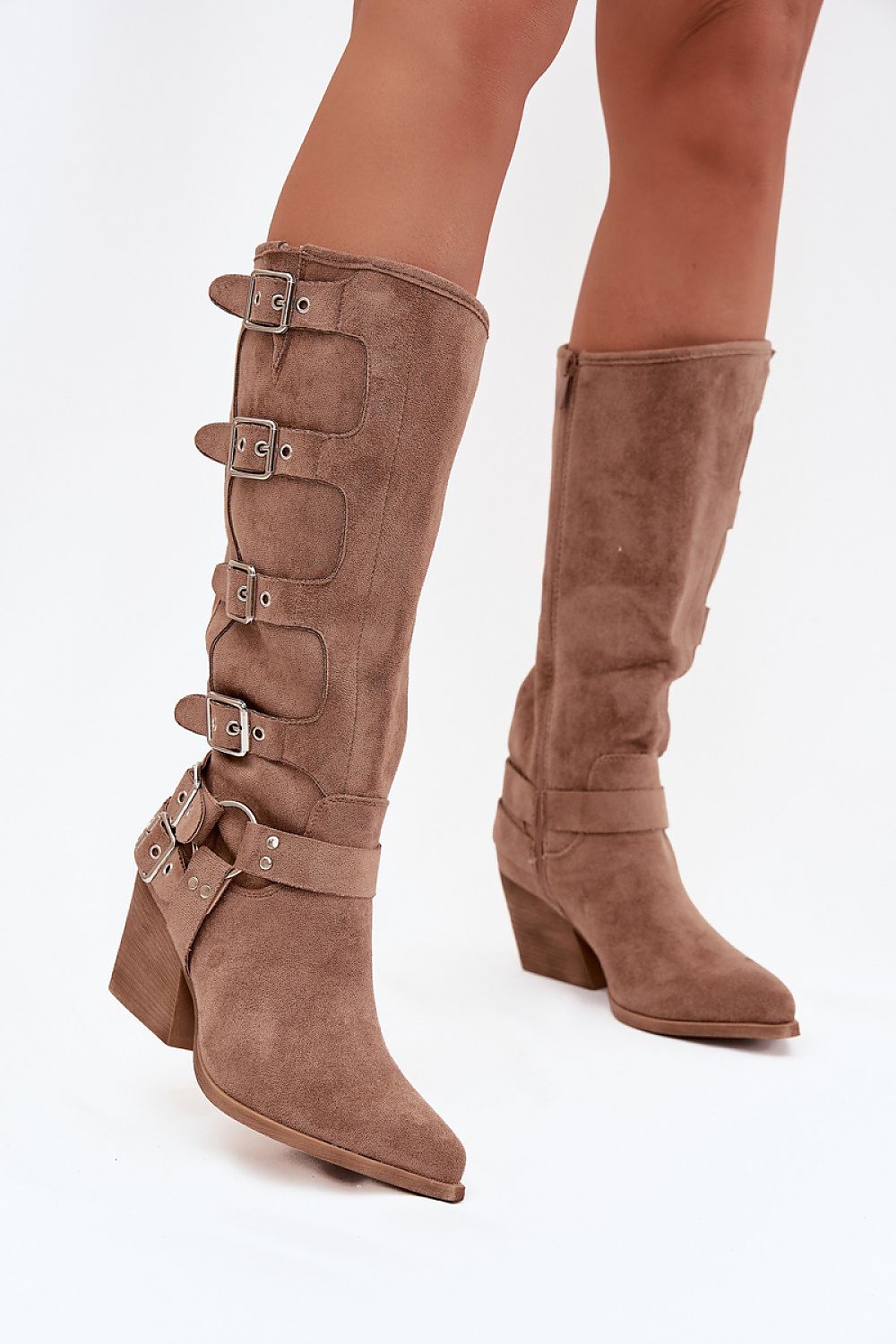  Laarzen met hoge hakken model 217818 Step in style 