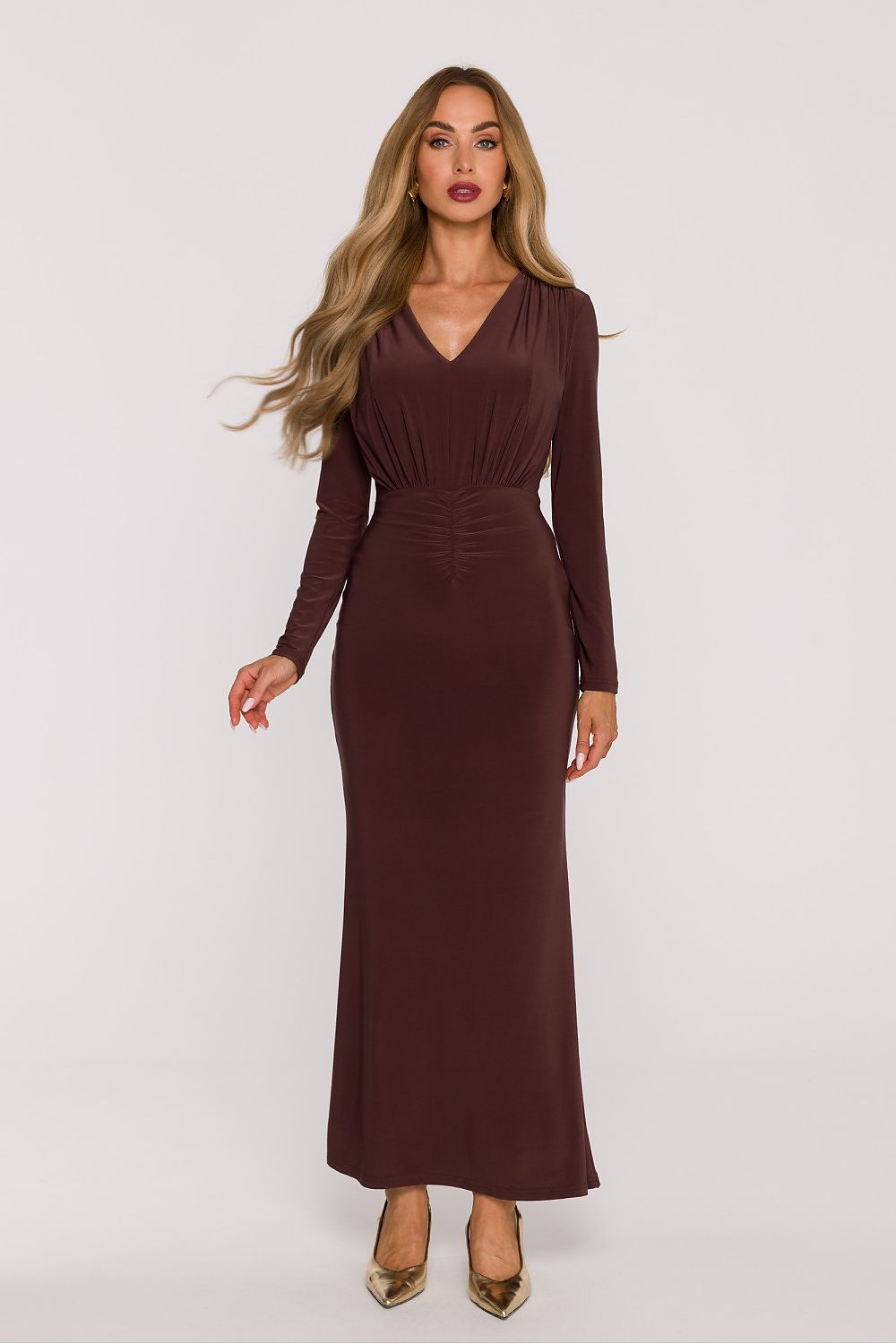  Lange jurk model 219989 Moe 