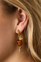 Oorbellen met hartjes van roestvrij staal, Daily Simple-serie, damessieraden