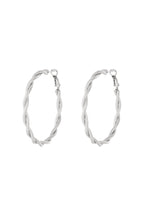 Twisted hoop earrings M
