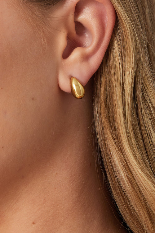 Traanvormige oorbellen