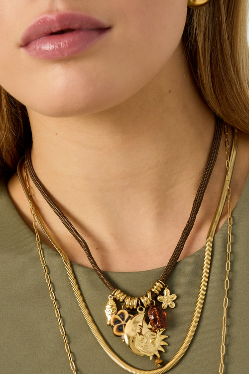 Touwhanger kettingen zon Dagelijkse romantische serie Dames sieraden