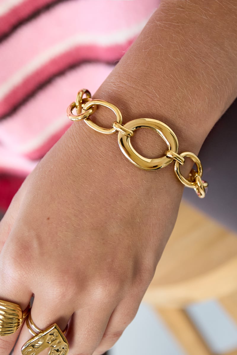 Roestvrijstalen kettingarmbanden Ketting Casual Dagelijks Eenvoudig Serie Damessieraden