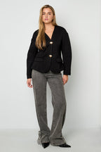 Polyestervezel (polyester) Damespakset Effen kleur Elegante herfst/winterkleding